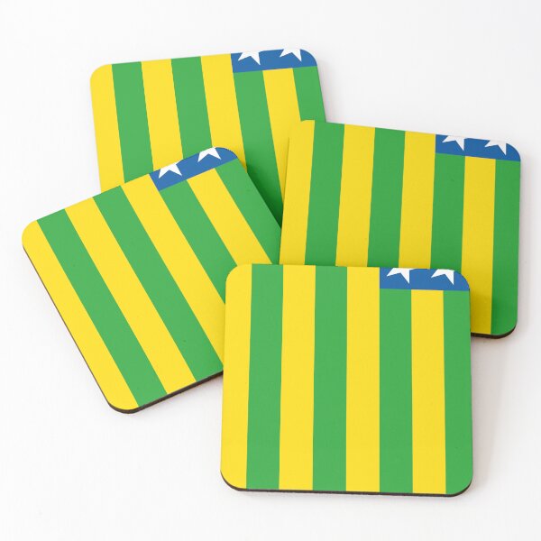 Item preview, Goias Vertical Flag Brazilian State Heritage designed and sold by NTGUILTY.