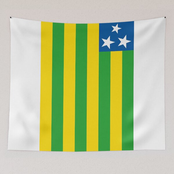 Item preview, Goias Vertical Flag Brazilian State Heritage designed and sold by NTGUILTY.