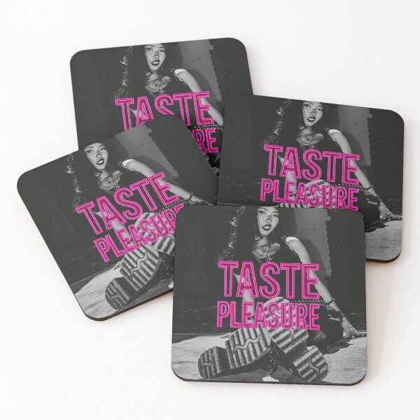 Item preview, Goth Asian Woman Portrait | Black & White Pink Neon Taste Pleasure Typography designed and sold by HIGHSQUARE.