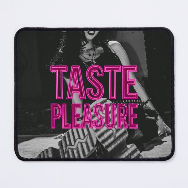 Item preview, Goth Asian Woman Portrait | Black & White Pink Neon Taste Pleasure Typography designed and sold by HIGHSQUARE.