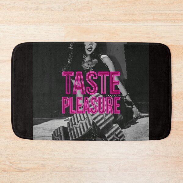 Item preview, Goth Asian Woman Portrait | Black & White Pink Neon Taste Pleasure Typography designed and sold by HIGHSQUARE.