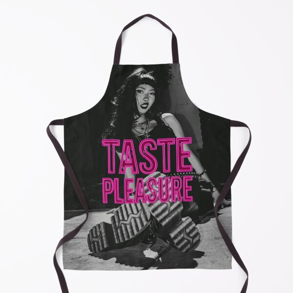 Item preview, Goth Asian Woman Portrait | Black & White Pink Neon Taste Pleasure Typography designed and sold by HIGHSQUARE.