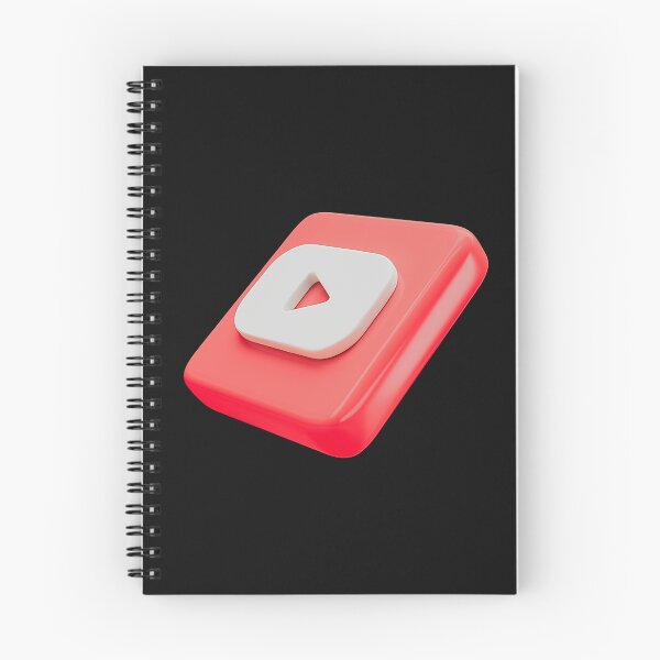 Item preview, : 3D Social Media Play Button Icon designed and sold by Creatby7030.