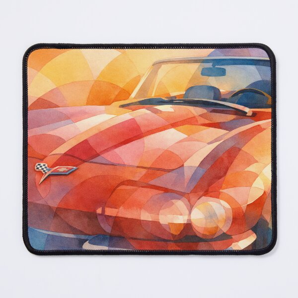 Item preview, "Corvette Spirit: American Icon in Abstract Mosaic Art" designed and sold by BoomPoster.
