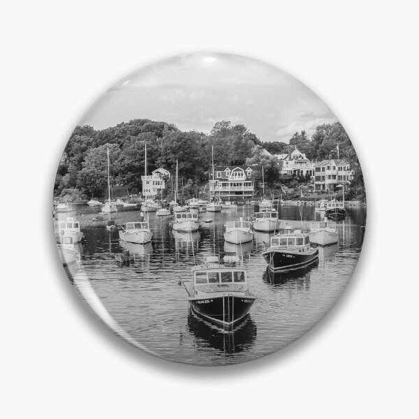 Item preview, Peaceful Fishing Boats in a Quiet Harbor designed and sold by ADAG-ART.