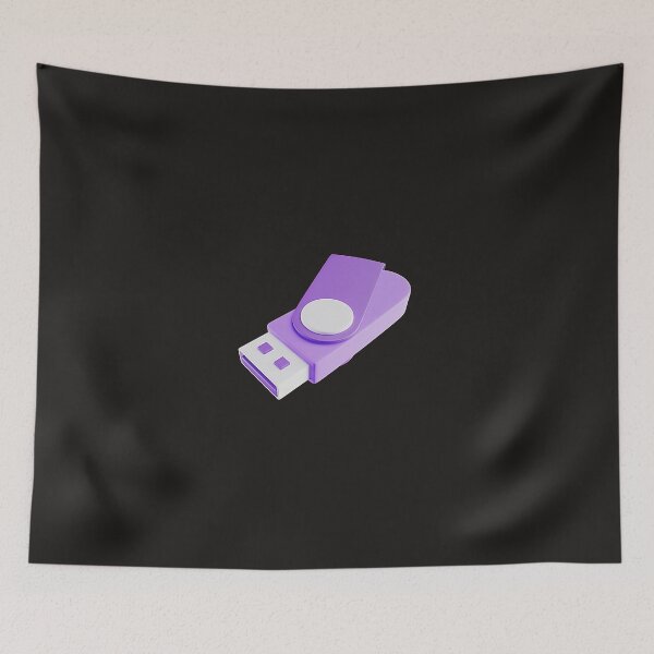 Item preview,  3D Purple USB Memory Stick Icon designed and sold by Creatby7030.