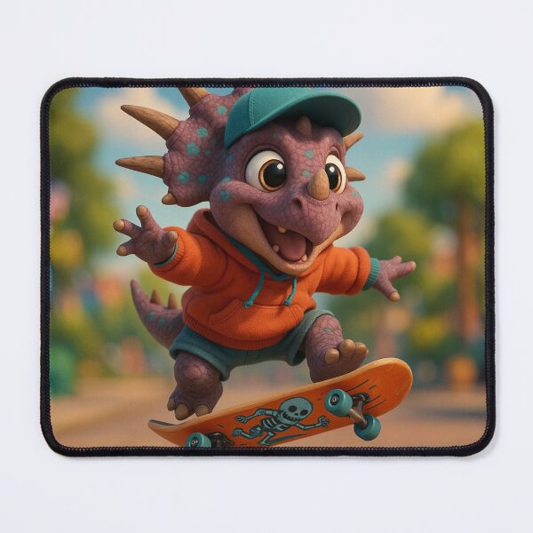 Item preview, Skater Styracosaurus designed and sold by Sillytoe.