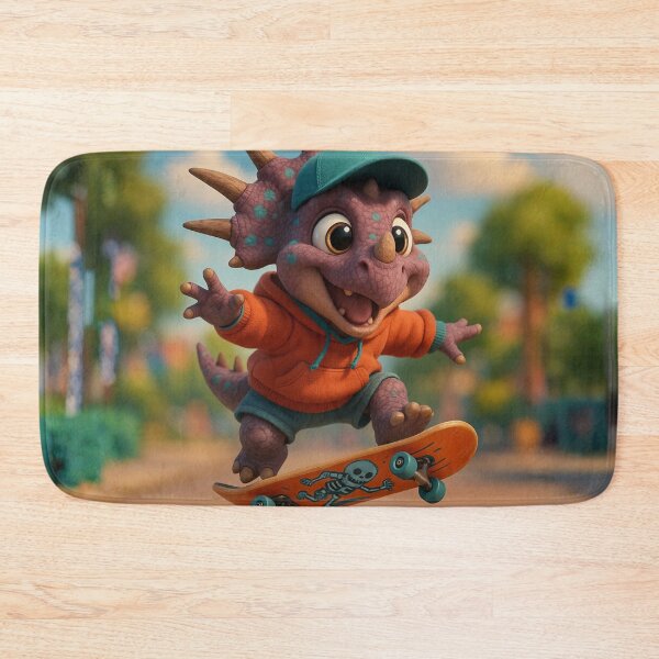 Item preview, Skater Styracosaurus designed and sold by Sillytoe.