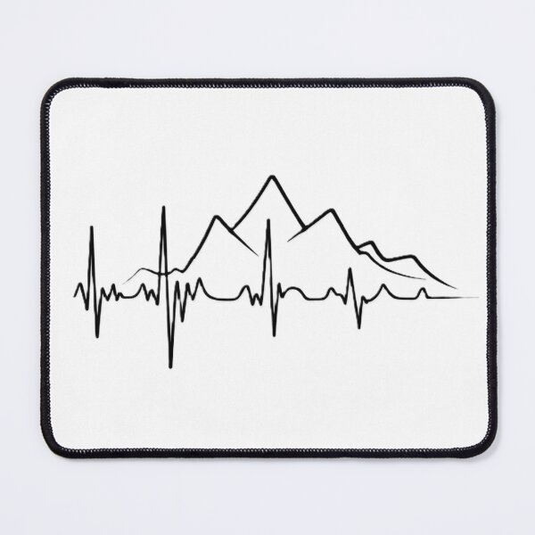 Item preview, The mountain in my heart, mountain lovers designed and sold by GRAFIKAM.