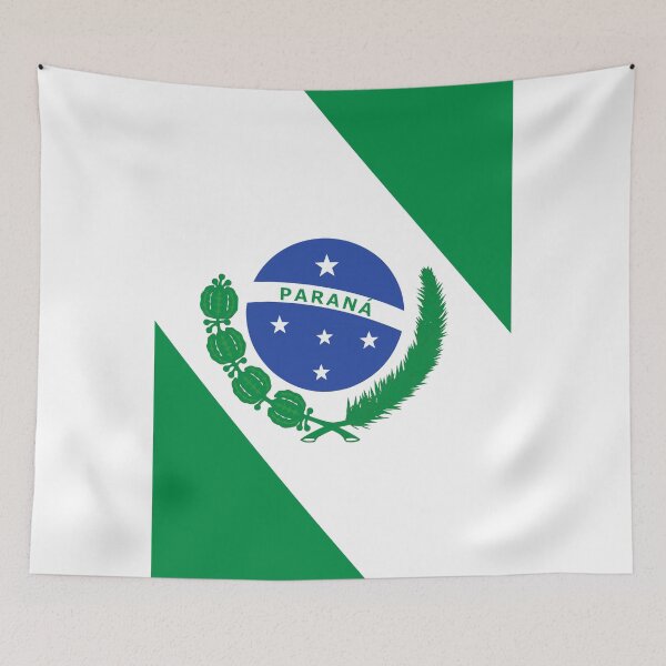 Item preview, Parana Vertical Flag Brazilian State Heritage designed and sold by NTGUILTY.