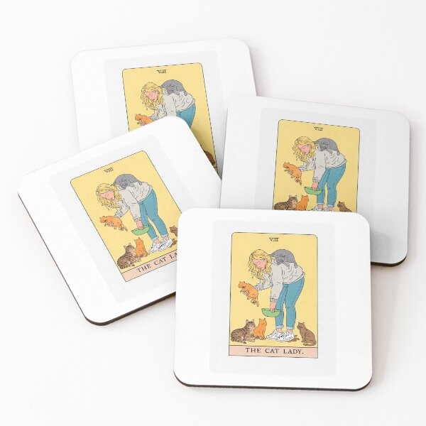 Item preview, The Cat Lady Tarot card  designed and sold by Sticker Mama.