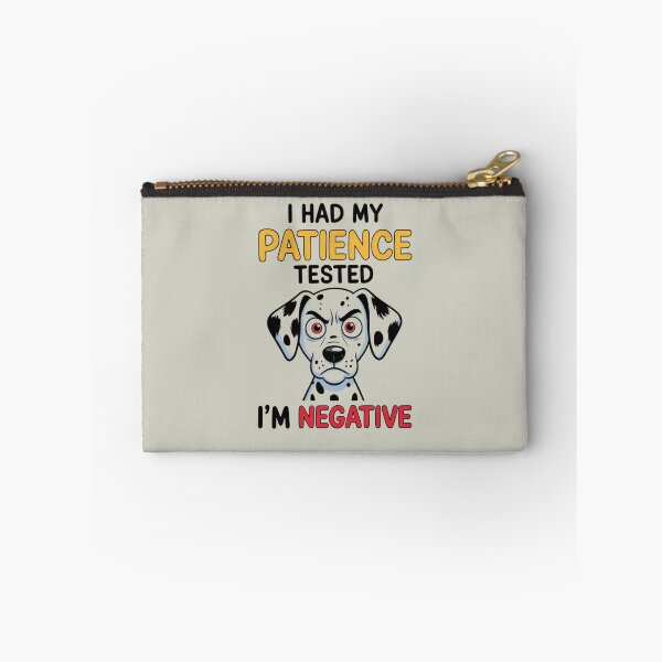 Item preview, Cute Sassy Dog T Shirt, Funny Dog Lover Gift, Minimalist Puppy Graphic Tee, Dog Mom Shirt, I Had My Patience Tested I Am Negative Kawaii Poodle Shirt designed and sold by MalwasBasket.