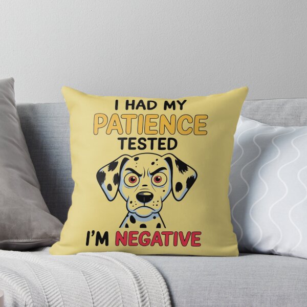 Item preview, Cute Sassy Dog T Shirt, Funny Dog Lover Gift, Minimalist Puppy Graphic Tee, Dog Mom Shirt, I Had My Patience Tested I Am Negative Kawaii Poodle Shirt designed and sold by MalwasBasket.