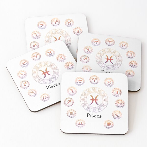 Item preview, Zodiac Signs Mandala – Pisces | Astrology Boho Spiritual Design designed and sold by ArcticFoxStudio.