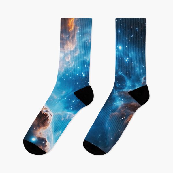 Item preview, Blue Nebula Galaxy Space Stars Cosmic Universe Art designed and sold by lematworks.