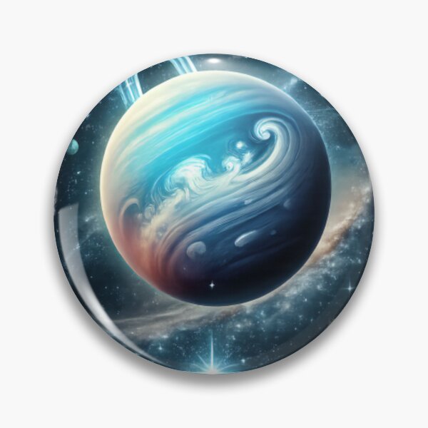 Item preview, L 98-59 of Exoplanet Galaxy Art | Cosmic Neptune Inspired Space Design designed and sold by CatLovers Studio.