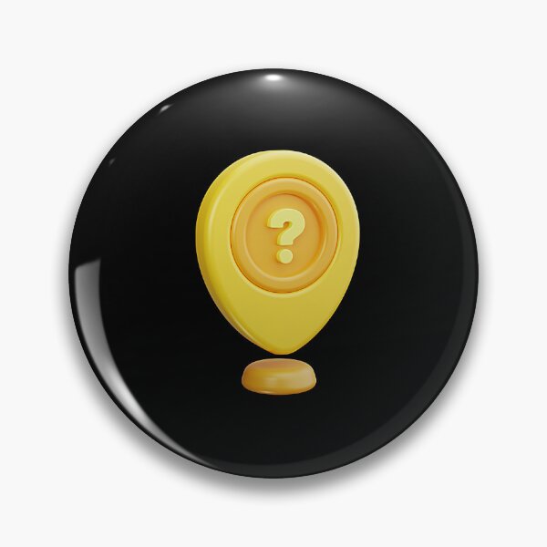 Item preview,  3D Unknown Location Map Pin Icon designed and sold by Creatby7030.