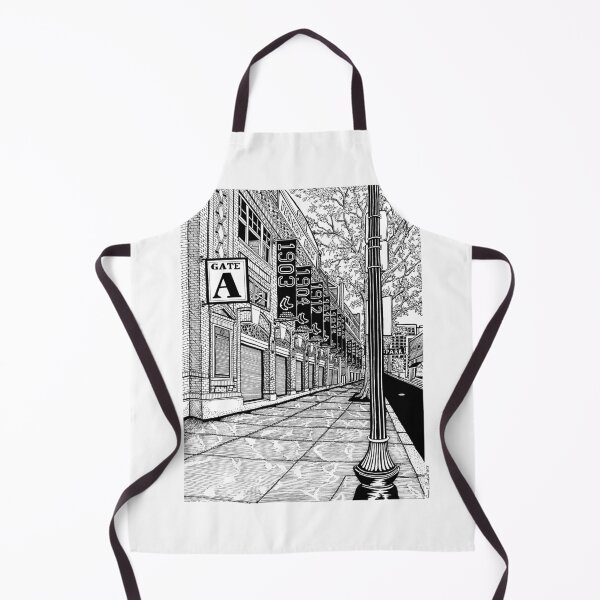 Item preview, Fenway Park Gate A Boston Drawing designed and sold by Conor Plunkett.