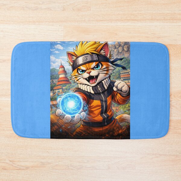Item preview, Ninja Cat Energy Anime Style Action Cute Warrior Design designed and sold by VibeFactoryOfc.