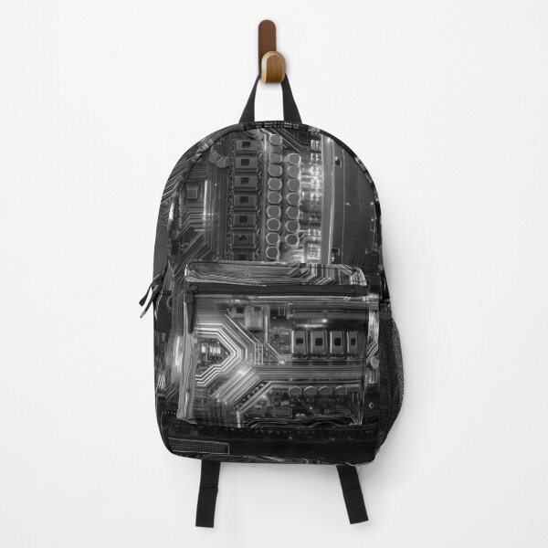Item preview, Futuristic Circuit Board Motherboard Tech Black and White Digital Art for Mens designed and sold by lematworks.