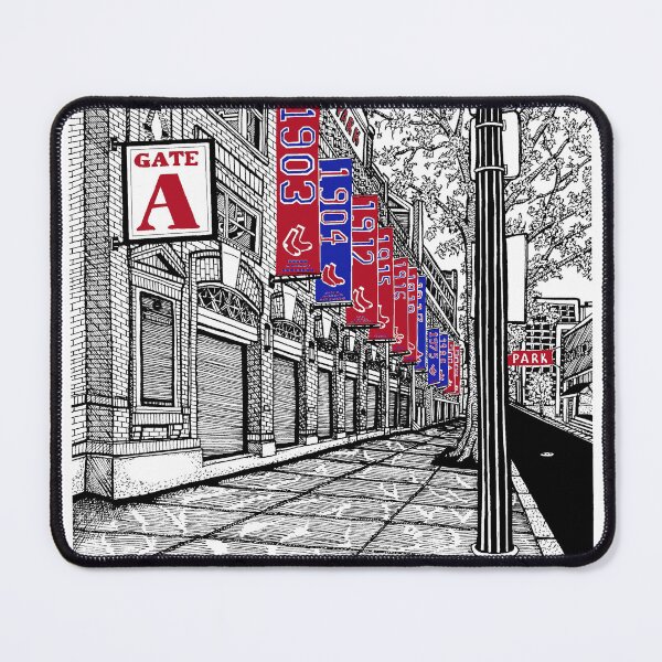 Item preview, Fenway Park Gate A Boston Drawing Color designed and sold by Conor Plunkett.