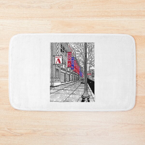 Item preview, Fenway Park Gate A Boston Drawing Color designed and sold by Conor Plunkett.
