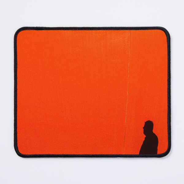 Item preview, Silhouette of a Man Against Vibrant Orange designed and sold by ADAG-ART.