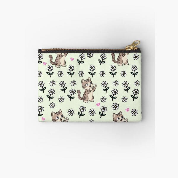 Aperçu de l'œuvre Motifs floraux chaton mignon et marguerite. créée et vendue par Blupunk.