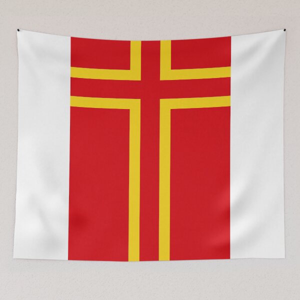 Item preview, Nordic Cross Vertical Flag Scandinavian Heritage designed and sold by NTGUILTY.