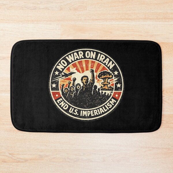 Item preview, No War on Iran - End U.S. Imperialism designed and sold by DIRTYDUNNZ.