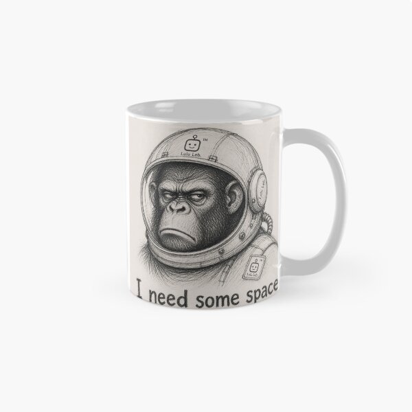 Item preview, Monkey in Astronaut suit  designed and sold by LuluLeb.