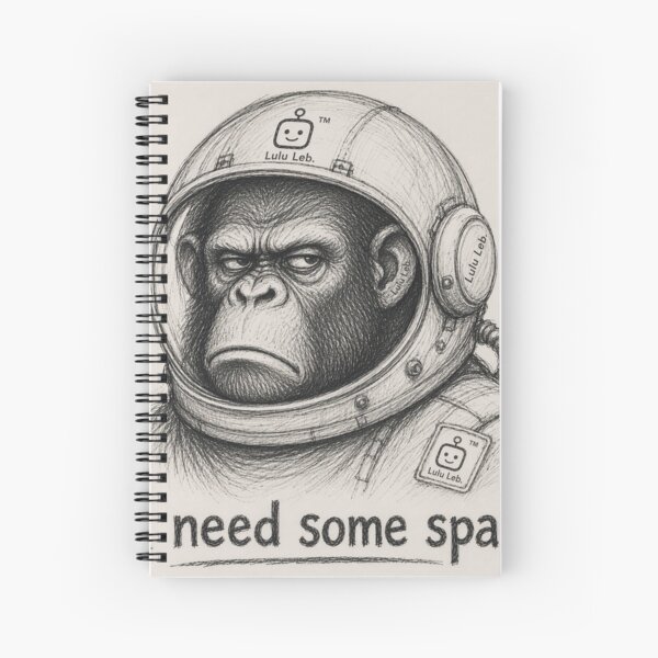 Item preview, Monkey in Astronaut suit  designed and sold by LuluLeb.