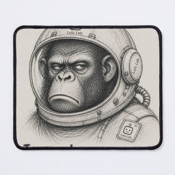 Item preview, Monkey in Astronaut suit  designed and sold by LuluLeb.