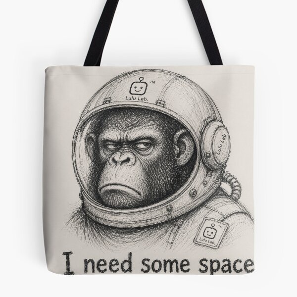 Item preview, Monkey in Astronaut suit  designed and sold by LuluLeb.