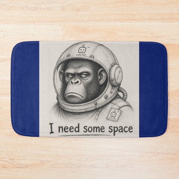 Item preview, Monkey in Astronaut suit  designed and sold by LuluLeb.
