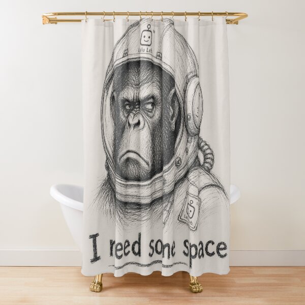 Item preview, Monkey in Astronaut suit  designed and sold by LuluLeb.