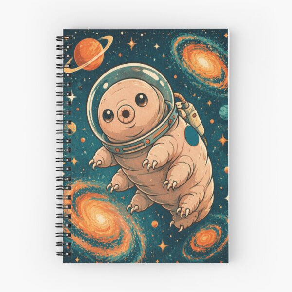 Item preview, Tardigrade Astronaut In Space | Water Bear Retro Cosmic Science Gift designed and sold by ArtFreshStudio.