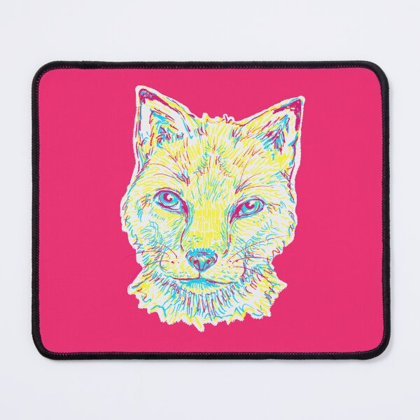 Item preview, CMY Scribble Fox designed and sold by TheFolkhaus.