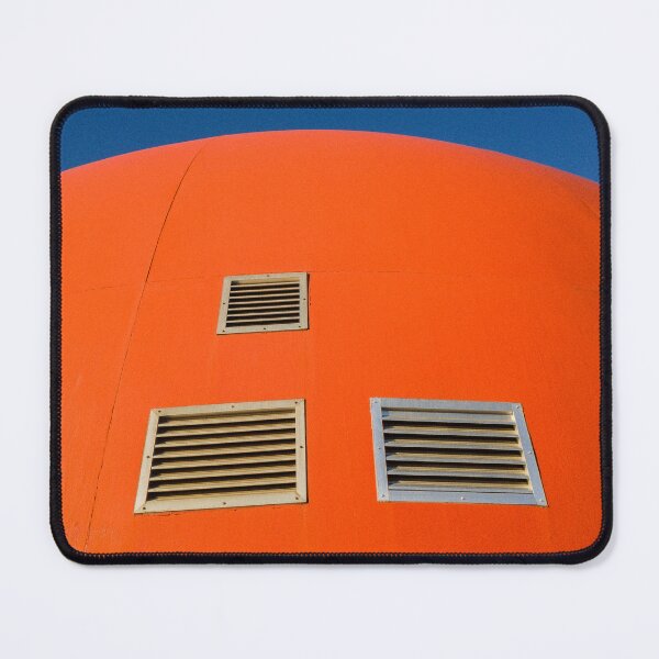 Item preview, Bright Orange Geodesic Dome Under Blue Sky designed and sold by ADAG-ART.