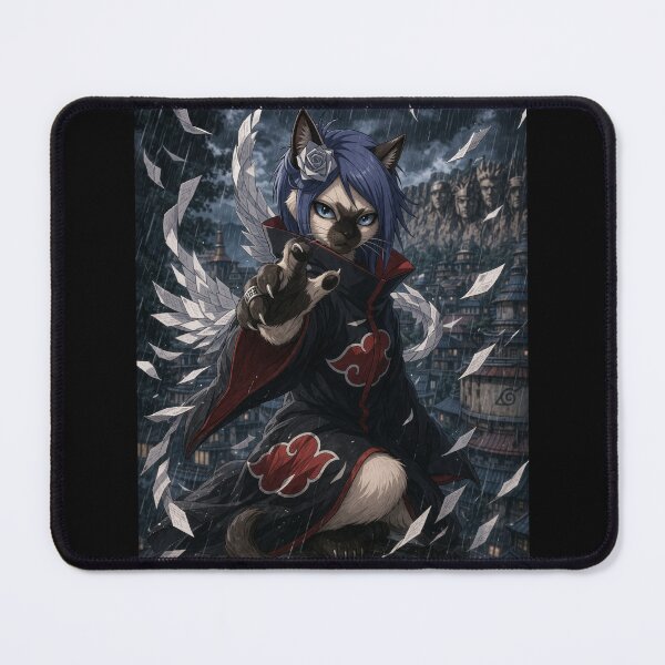 Item preview, Dark Ninja Cat Anime Style Rogue Warrior Design designed and sold by VibeFactoryOfc.