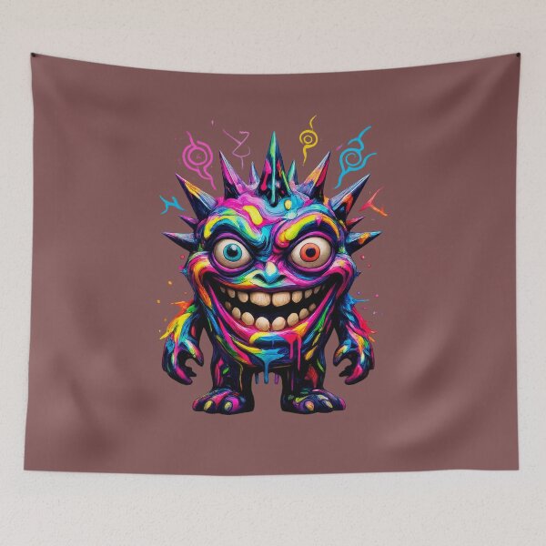 Item preview, Neon Chaos Monster Street Art Madness designed and sold by ArtComixHaven.