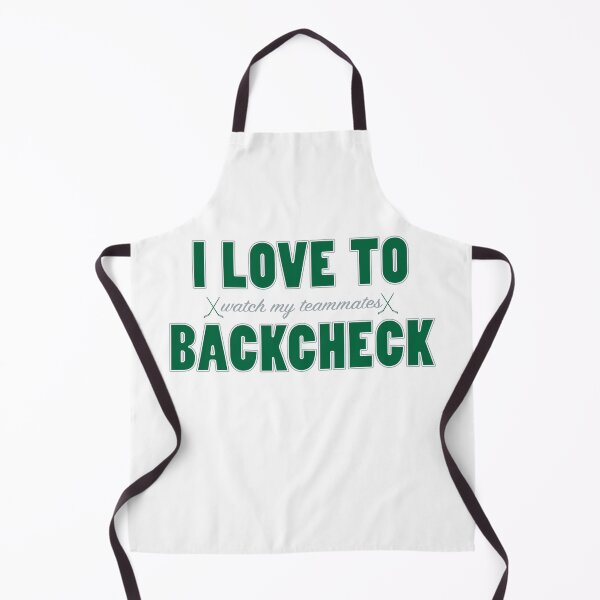 Item preview, I Love to Backcheck. In Dallas Stars colors. designed and sold by Hattrixz.