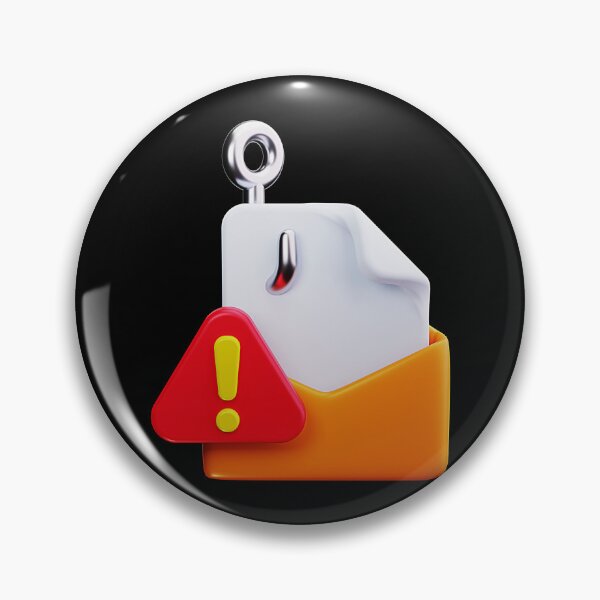 Item preview, 3D Email Security Alert and Spam Warning Icon designed and sold by Creatby7030.