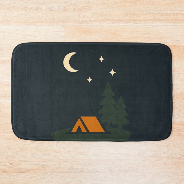 Artikelvorschau, Campingzelt-Design mit Nachthimmel und Kiefern entworfen und verkauft von Vileprint.