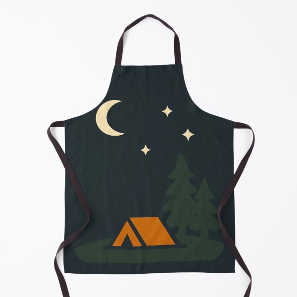 Item preview, Camping Tent Night Sky Pine Trees Design designed and sold by Vileprint.