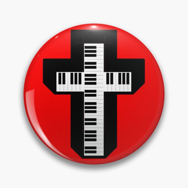 Item preview, Piano Keyboard Cross designed and sold by Bob4rt.