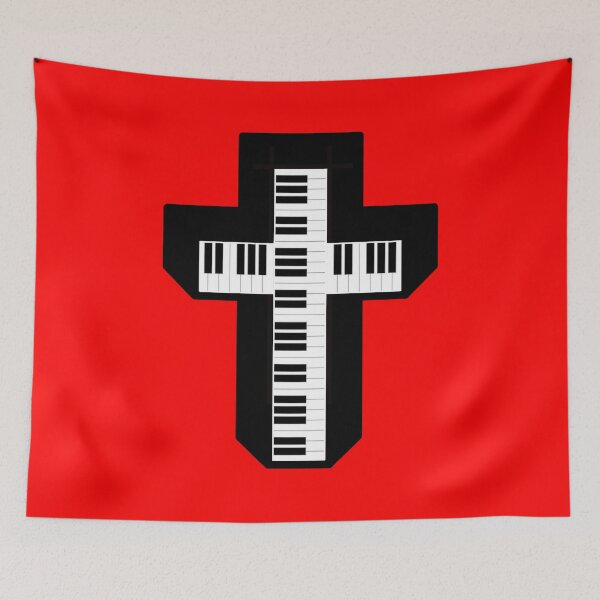 Item preview, Piano Keyboard Cross designed and sold by Bob4rt.