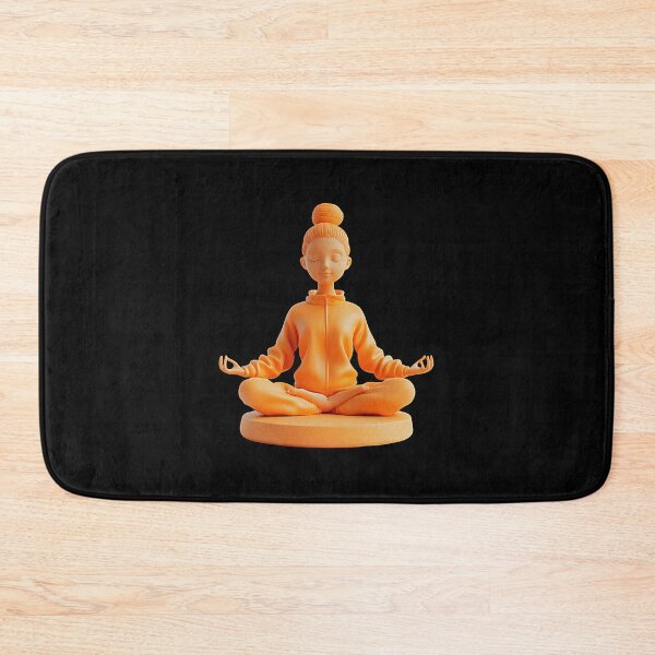 Item preview, 3D Meditating Woman in Yoga Lotus Pose designed and sold by Creatby7030.