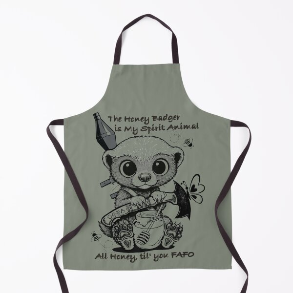 Item preview, ODDA DEV Honey Badger Black designed and sold by OODADEV.