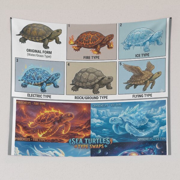 Item preview, The Elemental Turtle  designed and sold by Karen Persephone .